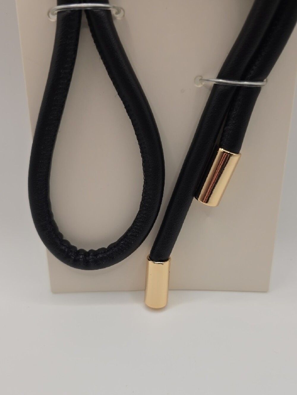 a new day Black Knot Bag Charm with Gold-Tone Caps - Picture 3 of 4
